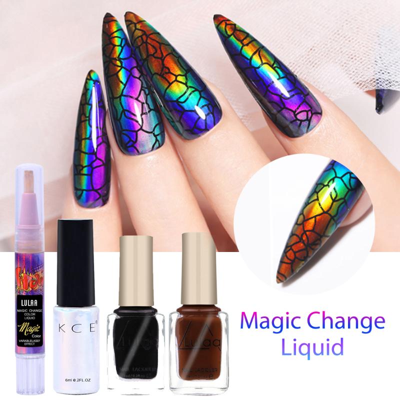 

Brand Thermal Nail Gel Polish Glitter Black Colors Gel Nail Polish Temperature Color Changing Soak Off Varnish Art Tool, 01