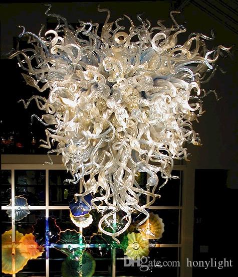

Antique Chandelies Lamp Indoor Pendant Lighting Led Light Source Tiffany European Style Hand Blown Murano Glass Chandelier Lightings
