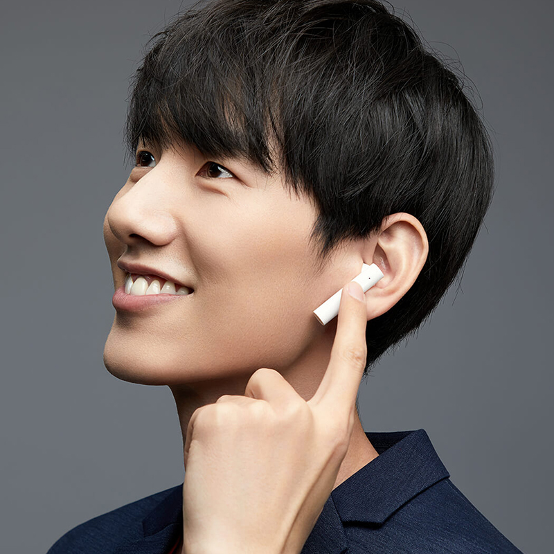 

Xiaomi Air 2 Airdots 2 Mi True Wireless Earphone TWS Earphone noise canceling LHDC Tap Control Dual MIC, White
