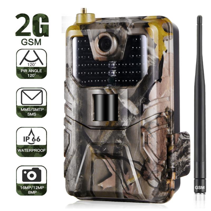 

20MP 1080P Wildlife Trail Camera Photo Traps Night Vision 2G SMS MMS SMTP Email Cellular Hunting Cameras HC-900A Surveillance