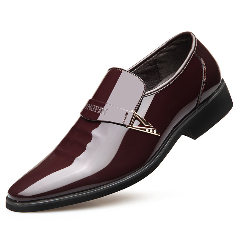 

Men Formal Shoes Spring Leather Comfortable High Quality Fashion Classic Men Shoes #MS8116126, Black