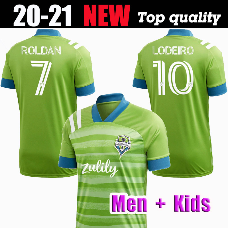 

MLS 2020 Seattle Sounders FC Soccer Jerseys 20 21 Men kids Green #7 ROLDAN #9 RUIDIAZ #13 MORRIS Soccer Shirt MLS Football Uniforms