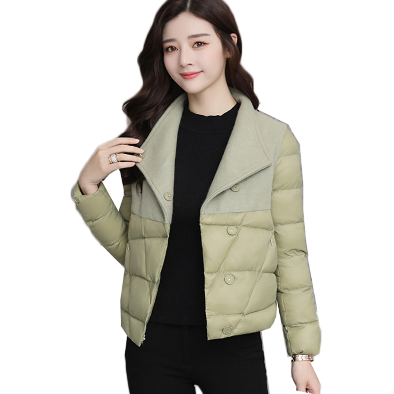 

2019 Women Windbreakers Winter Coat Cotton Padded Long Sleeve Ladies Jacket Warm Women Coat Harajuku Parka Casual Outwear HQB56, Black