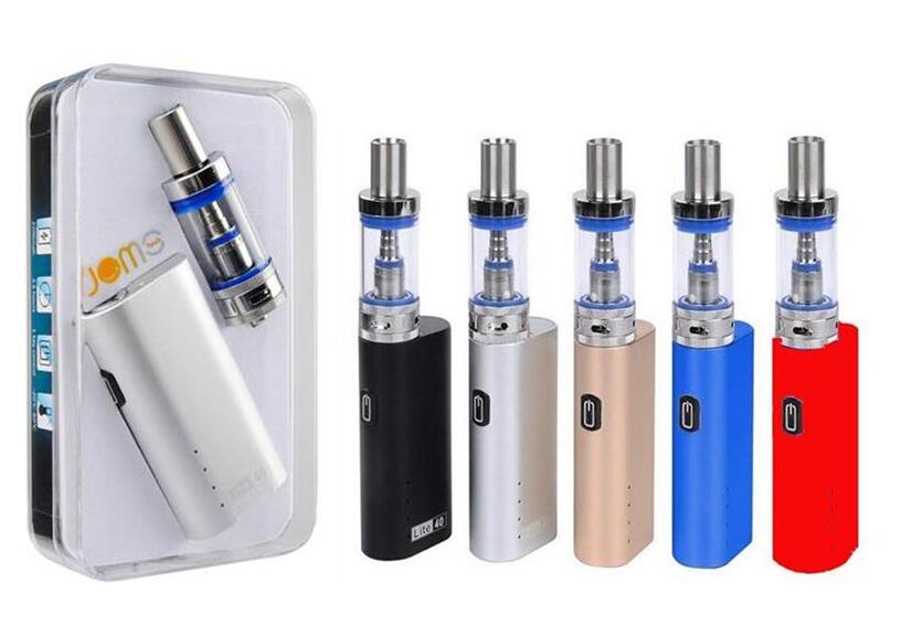 

JomoTech Lite 40 Kit Starter kits Jomo 40w box mod mini bulit-in 2200mAh battery vaporizer kits 3ml Lite tank e cigs cigarettes vapor DHL, Multi