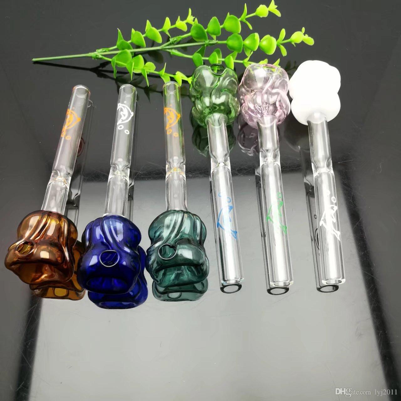

Color rose glass pans Wholesale Glass bongs Oil Burner Glass Water Pipe Oil Rigs Smoking Rigs