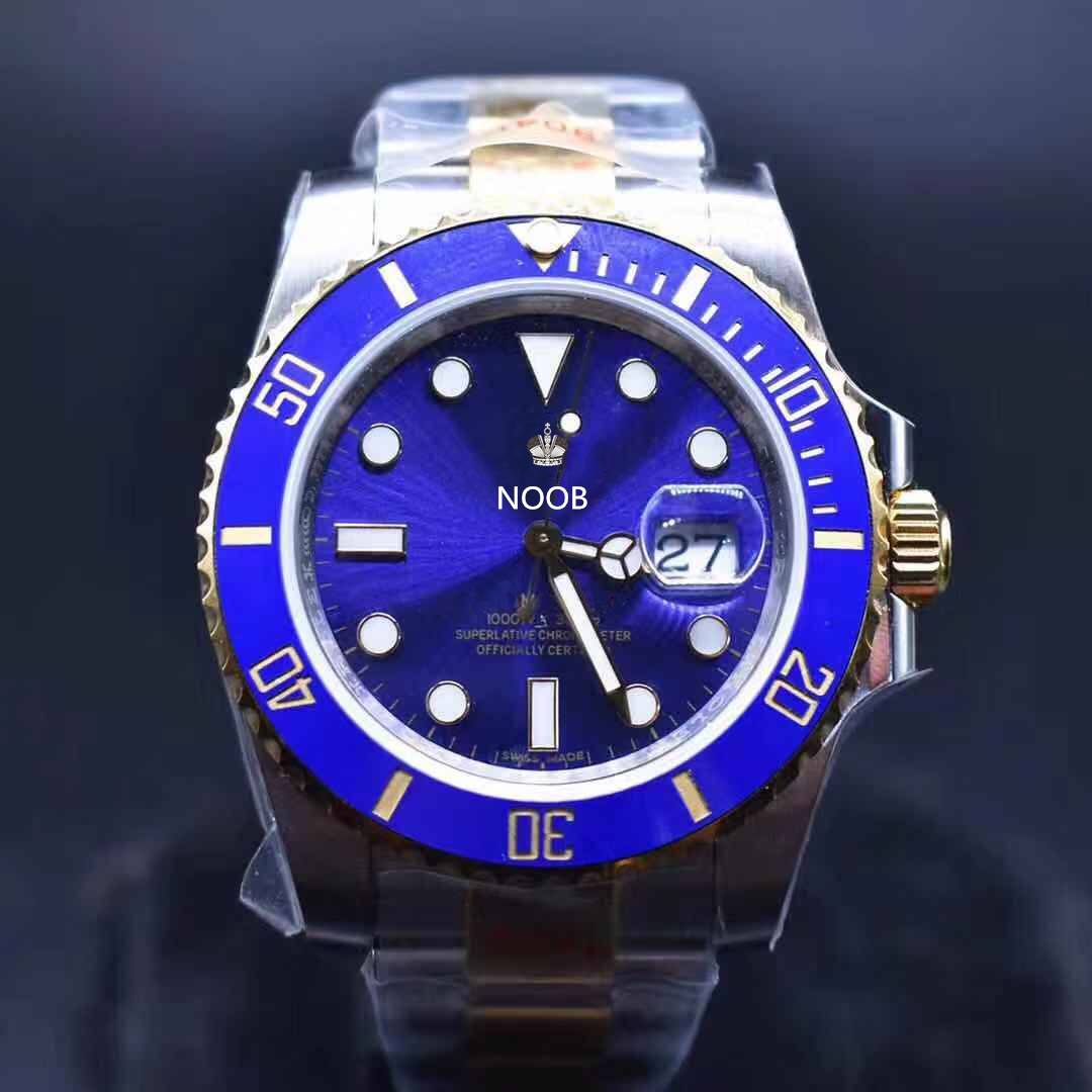 

N SUB 116613 orologio di lusso 40mm 2836-3135 movement watches 904L fine steel strap designer watches waterproof 200 meters, Box