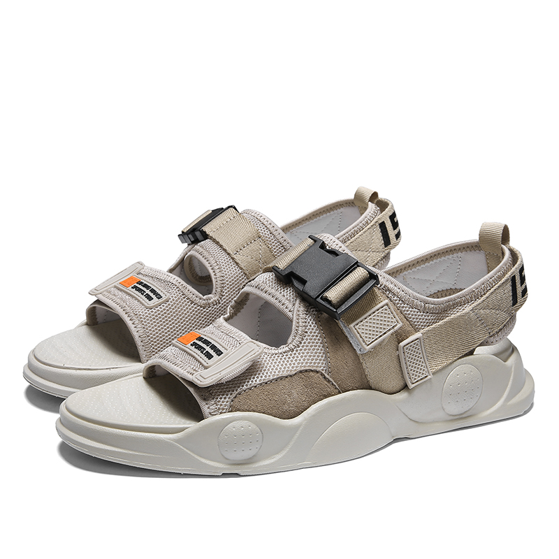 

Sandals Sandalet Sandale Sports Men Leather Roman Outdoor Sandalhas Dress Summer In Sneaker Praia 39 Water Sandalia Mens Thick S, Black