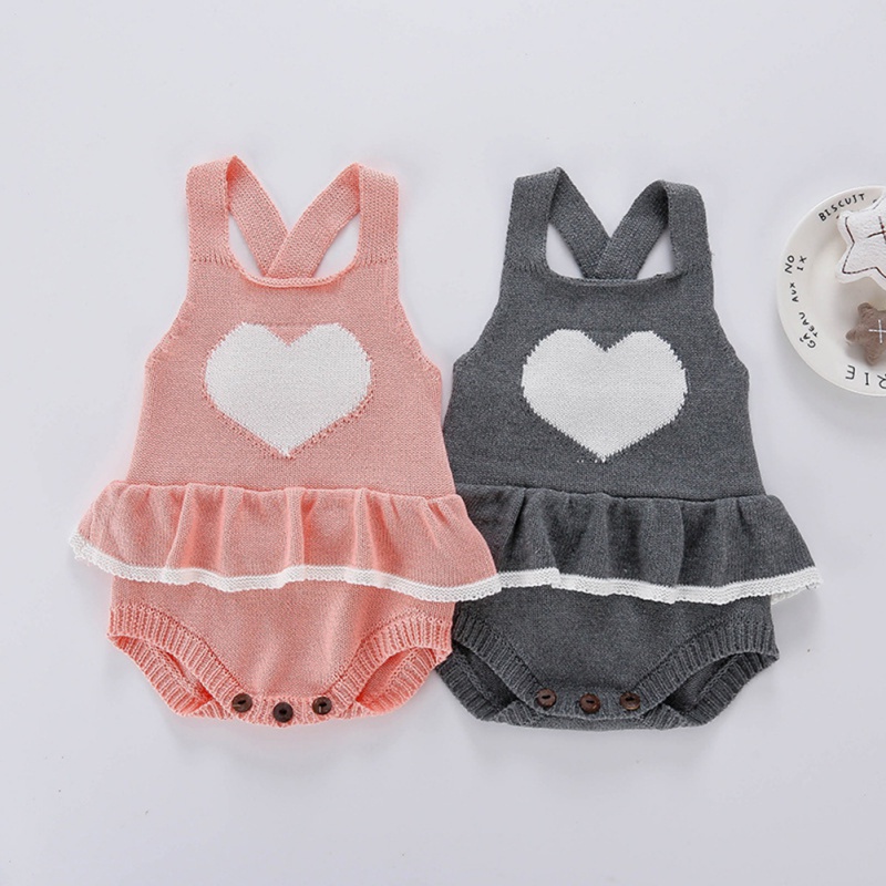

Knit Baby Girls Clothes Autumn Knitted Baby Rompers Ruffle Newborn Infant Overalls Cute Newborn Girls Jumpsuit Clothes, Df0680b