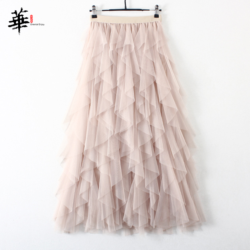 girls tulle maxi skirt