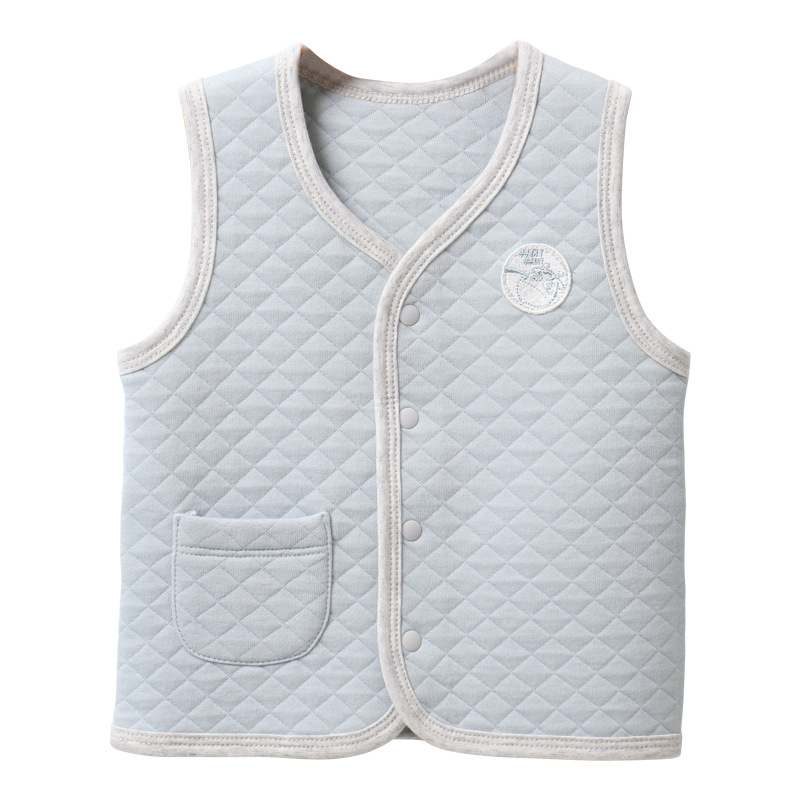 

Fall Winter New Kids'Armor Boys Girls Cotton Padded Warm vest Kids Padded Cotton Shoulder clothing