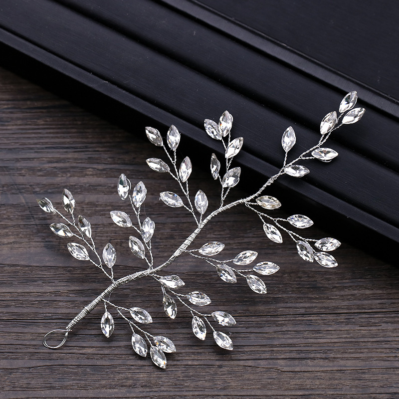 

Metting Joura Wedding Bridall Bohemia Crystal Rhinestone Beads Braided Headbans Hair Accessories Jewelry