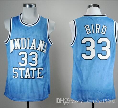 authentic larry bird indiana state jersey