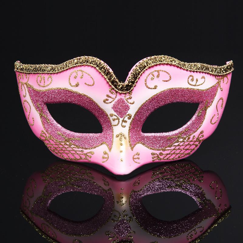 Metal Masquerade Ball Mask Red Devil Brithday Mardi Gras graduation School Prom