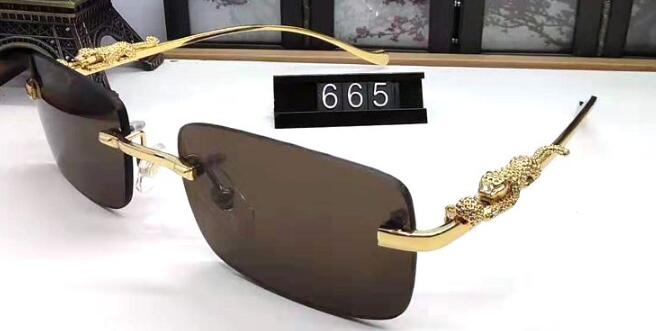 

optical designer buffalo horn sunglasses rimless leopard legs gold silver metal frame eyeglasses prescription men eyewear accessories