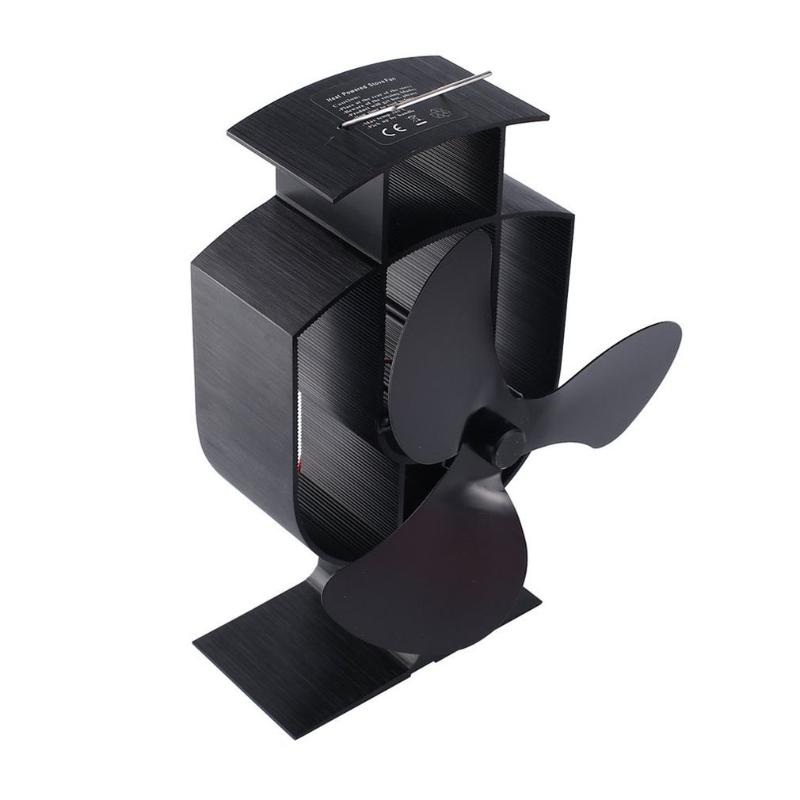 

Yl-401 Creative Portable Fireplace Thermal Power Blower Three Leaf Stove Fan Blower For Oven Wood Stove