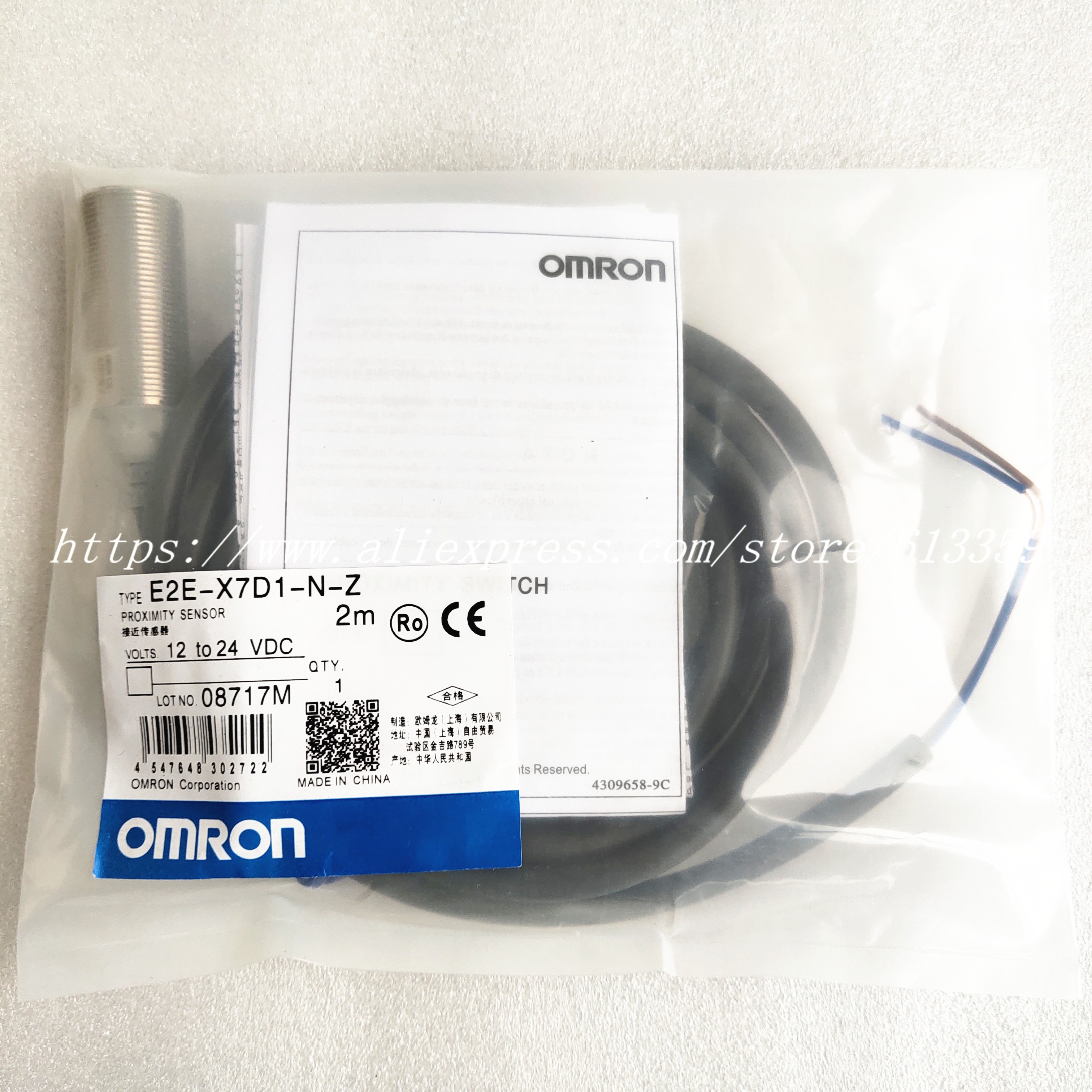 1pcs New Omron Brand New Proximity Switch E2E-X2D1-N E2EX2D1N