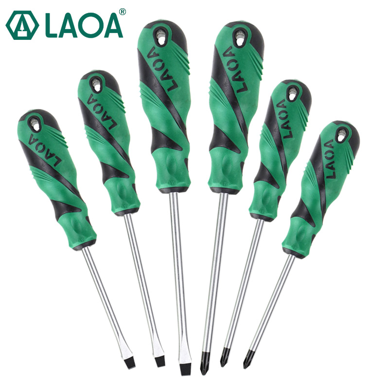 

LAOA S2 Screwdriver Set Slotted and Screwdrivers with Magnetic Hand tools