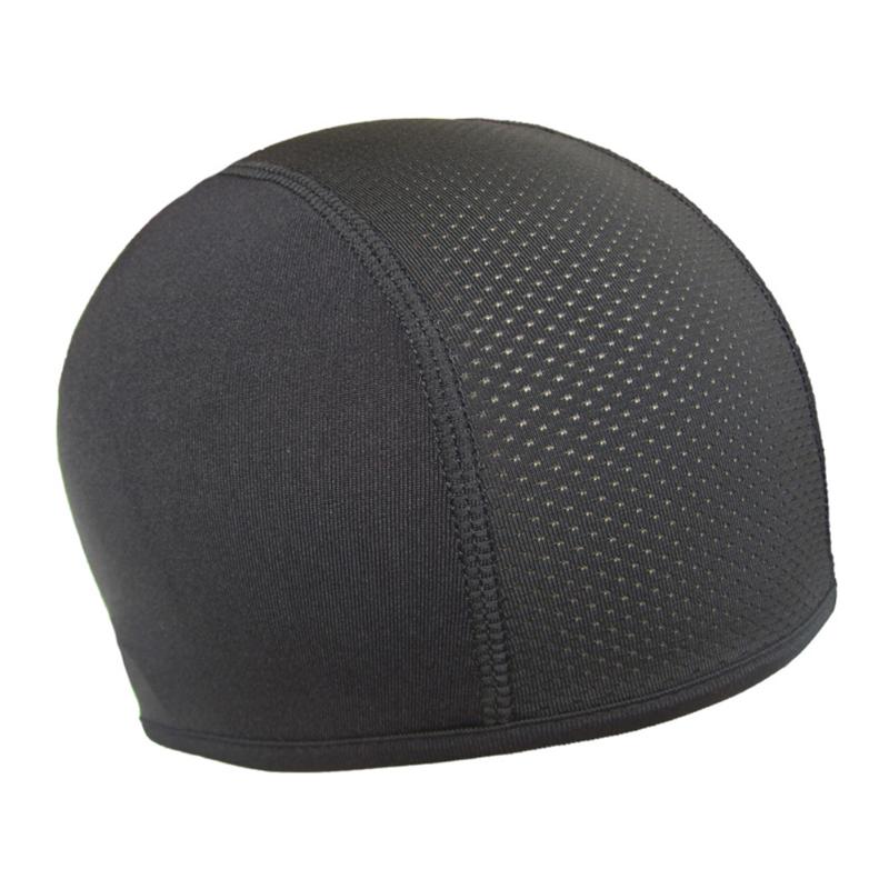 

Unisex Bicycle Quick Dry Elastic Cycling Cap Bike Riding Motorcycle Soft Windproof Helmet Skating Sports Hat, Black