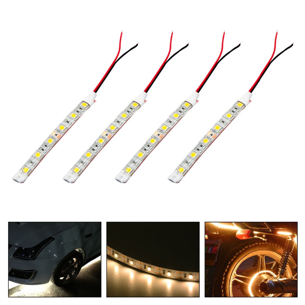 

LED Strip Light 12V Car Caravan White Blue Red Green Warm White 10cm