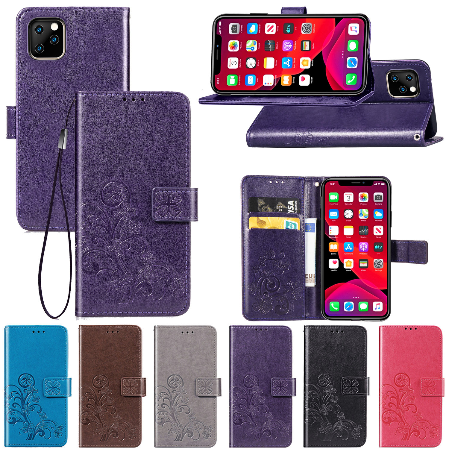 Kawaii Lucky Four Leaf Clover iphone 11 case Kawaii Lucky Four Leaf Clover iphone 11 case