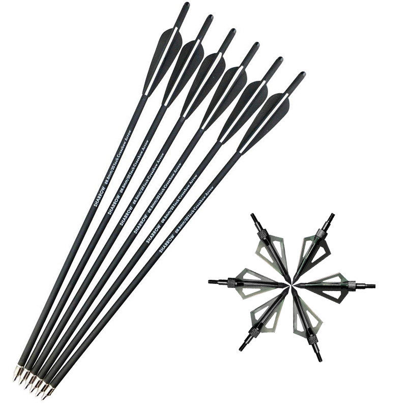 SHARROW 24pcs Pointes de Flèche Conseils Points de Champ de Flèche 75 Grains Broadheads pour Tir à larc Flèches de Carbone SHARROW 24pcs Pointes de Flèche Conseils Points de Champ de Flèche 75 Grains Broadheads pour Tir à larc Flèches de Carbone