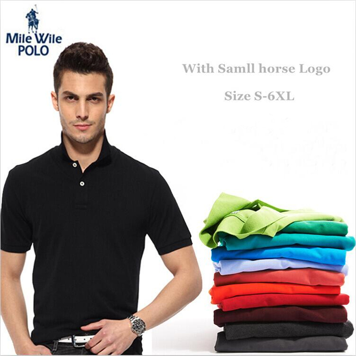 

Free shipping 2019 summer High quality cotton new O-neck short sleeve tshirt brand men polo shirt casual style for sport men T-shirts, Blue