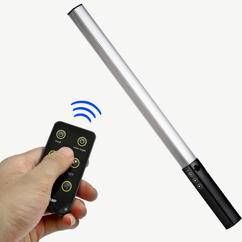 

Portable Handhel Remote Control LED Video Light 9W 1000LUX USB Rechargeable Photography Light for Studio Camera Photography