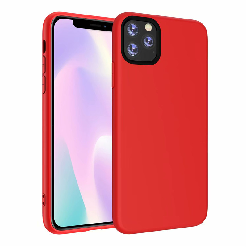 

Quality Silicone Case For iPhone 6s Case 11 Pro Max XS MAX XR S iPhone Case Anti Fall and Shock Soft Leather Fitted Surrounded Cover, Black