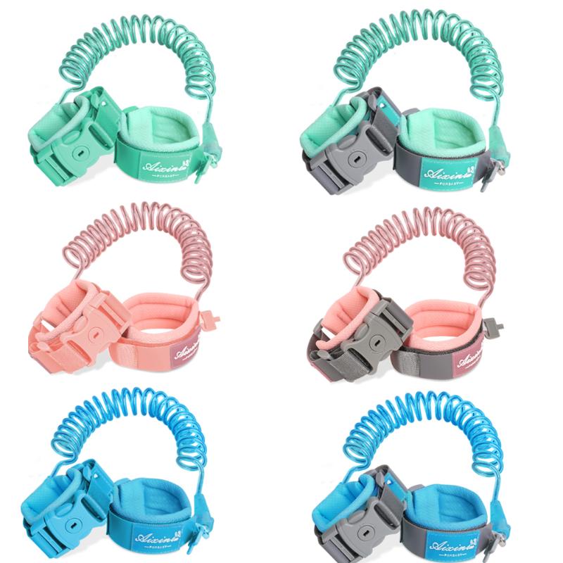 

2020 New Arrival Child Safety Harness Leash Anti Lost Wrist Link Traction Rope For Baby Kids, Green