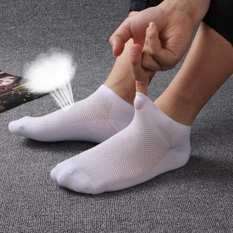 

10pair New Arrival Men Socks Casual Summer Style Breathable Brand Breathable Socks Mens Dress Meias Homem, Gray