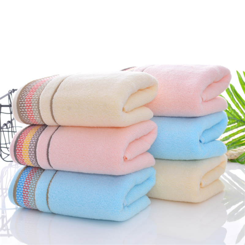 

Cotton spot 32 shares towel wholesale gift advertising custom face wash cotton face towel, Pink