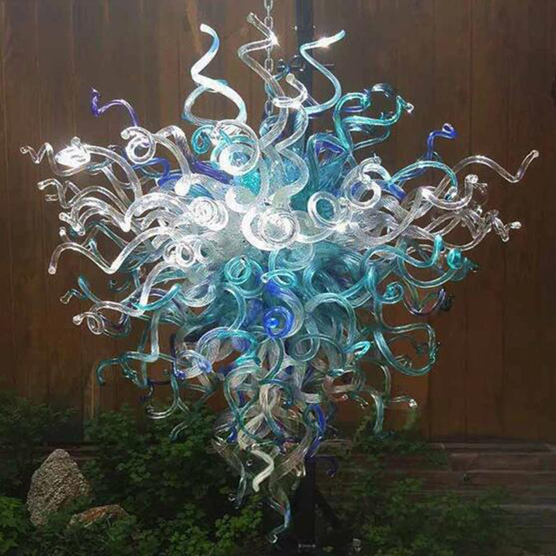 

Modern Crystal Chandelier Led Italian Murano Glass Pendant Chandelier Lighting for Bedroom Living Room Kitchen Home Decorations