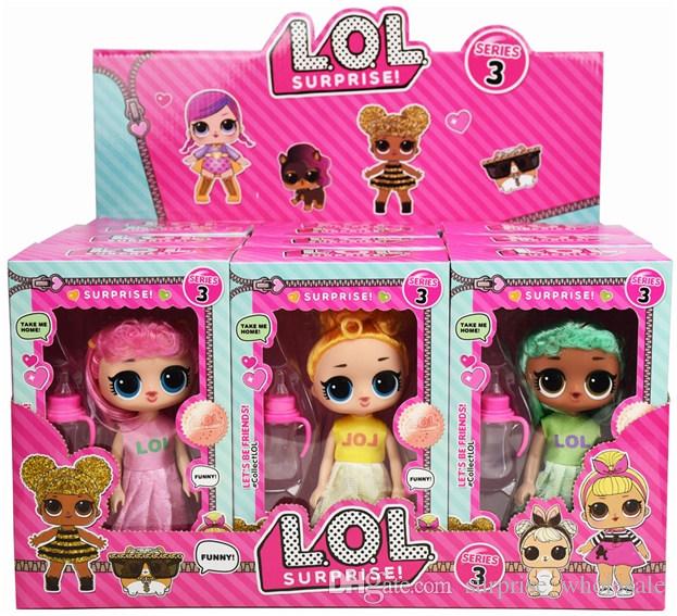 

5'5 Inch With Fruity Aroma Change Color PVC Kawaii Children Toys Anime Action Figures Realistic Reborn Dolls Gift 4 Styles 12pcs/Display box
