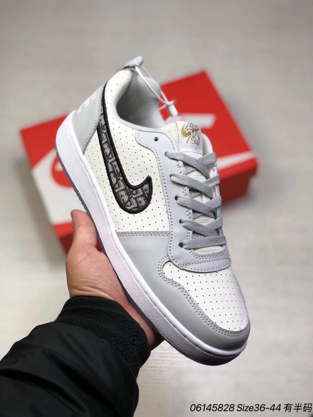 Vente en gros - 20 officiellement révélé 35e men'anniversary D x 1men » I Haute Faible collaboration OG Gris Blanc marque de mode française Kim J