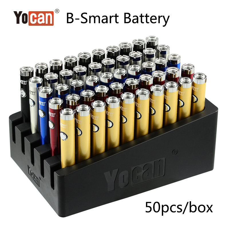 

Original Yocan B-Smart Battery 320mah Vape Pen Preheat Function Adjustable Voltage For 510 Thread Oil Wax Herb 3 IN Vaporizer DHL