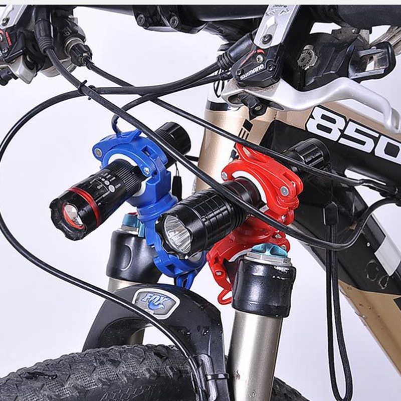 

New upgrade Bike Mount Bracket Flash Torch Holder Front Light Mountain Bike Riding Equipment Bicycle Accessories