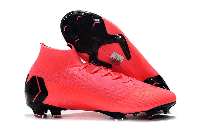 botas de futbol rosas