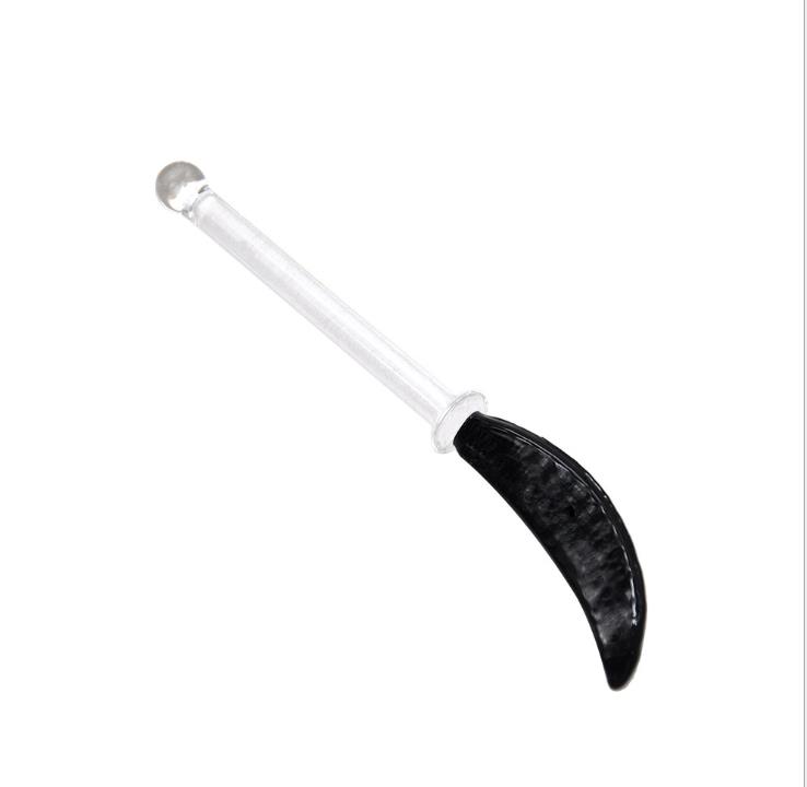 

2019 Glass pipe cigarette holder metal pipe color smoke spoon