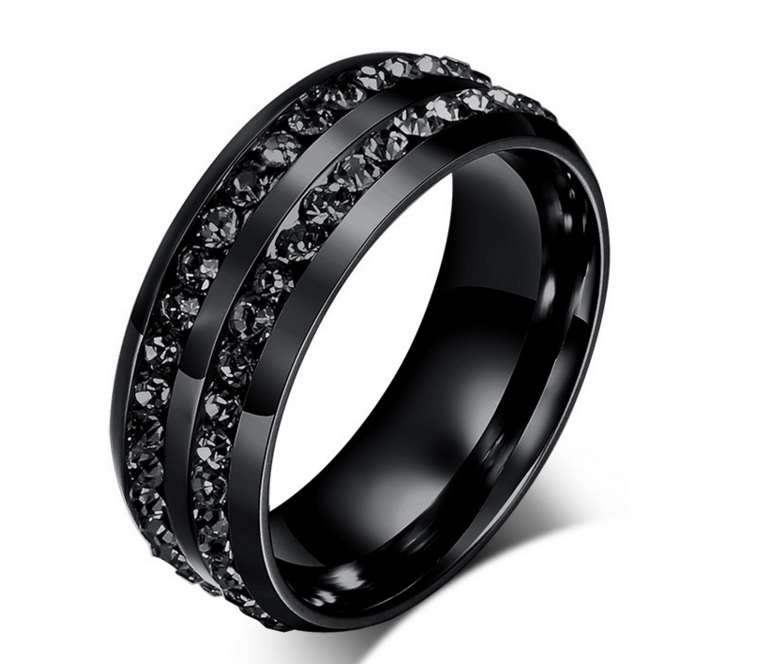 

Male Zirconia ring CZ Stone mens jewelry Paved Cool For Gifts top quality Fashion