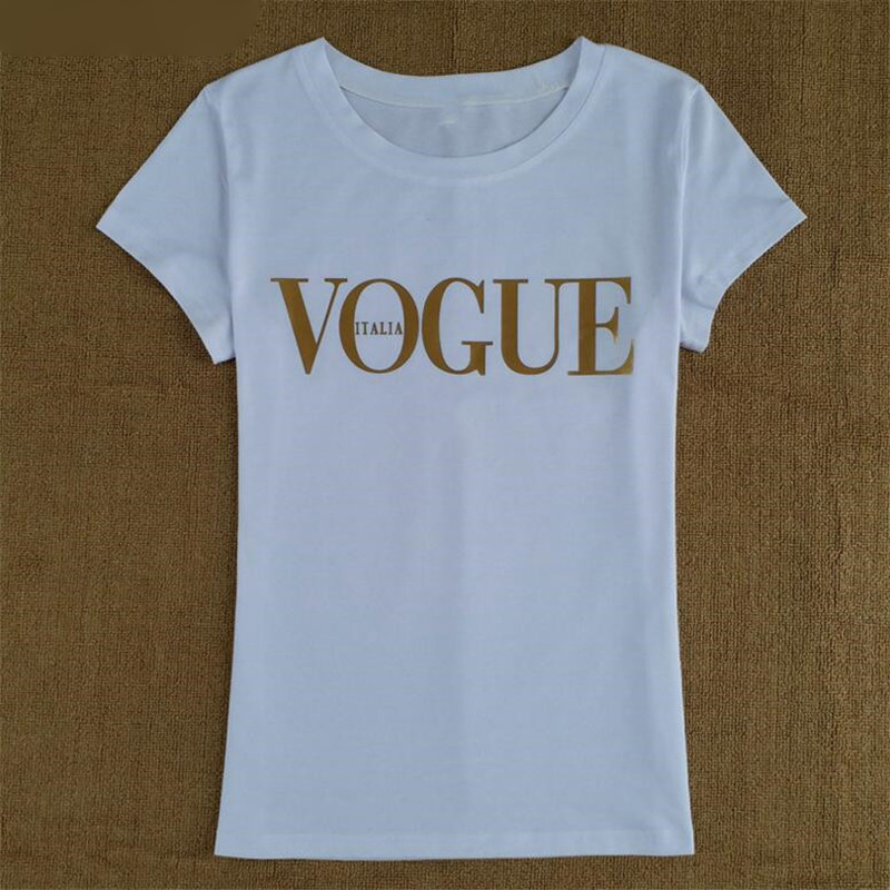 

Women Designer T Shirts Womens Clothing Female Color Vogue Tee Shirt Femme Short Sleeve O Neck Tshirt Camiseta Mujer, Black