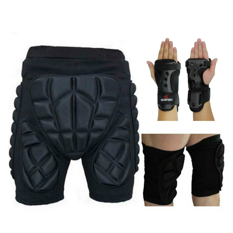 Mens Outdoor Cycling Sports Anti-Drop Hip Overland Armor Pads Hips Legs Protective Armor Shorts