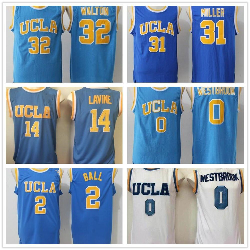 

UCLA Bruins College Basketball Jersey Russell Westbrook Lonzo Ball Zach LaVine Kareem Abdul Jabbar Reggie Miller Bill Walton Kevin Love Blue, Colour 3