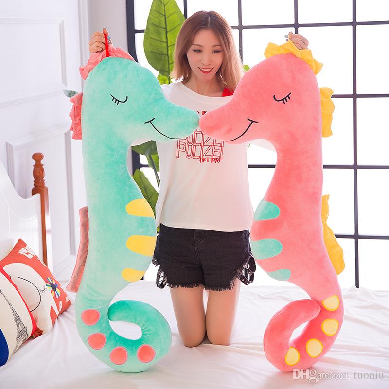 

Factory direct wholesale plush toys large hippocampus dolls creative toys Stuffed Animals girl pillow festive gift, As picture