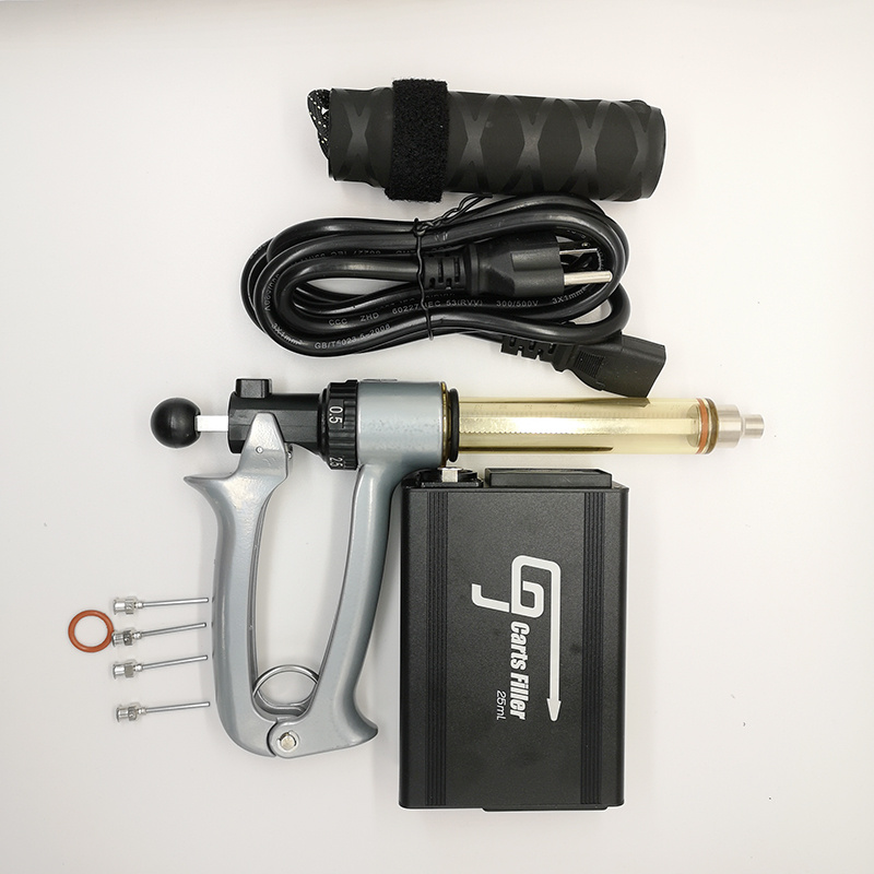 

Thick Oil Vape Carts Filler Injection accessories 25ML G9 Semi Automatic Filling Machine Device for 0.5ML 1ML 0.8ML Vaporizer Pen Cartridges