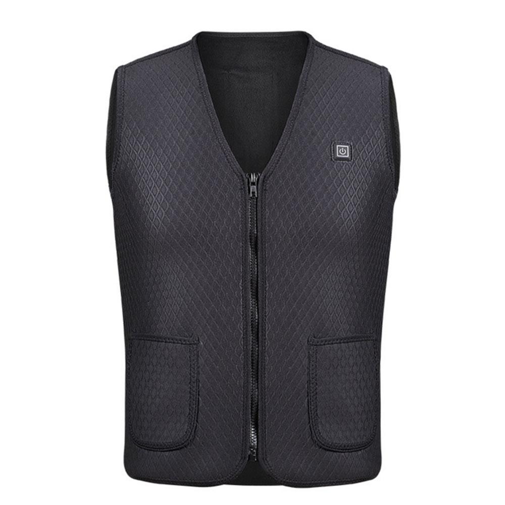 Winter Electric Heated Vest Washable USB Heating Waistcoat Thermal Physiotherapy Clothing Outdoor Sleeveless Vest Hiking Jacket