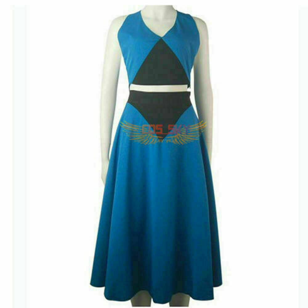 

Steven Universe Lapis Lazuli Blue Dress Halloween Cosplay Costume