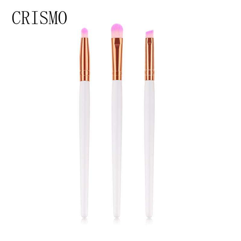 

CRISMO New Pro Makeup Brush 3PCS Eyeshadow Blending Eyebrow Eyelash Professional Eye Makeup Brushes Tool Set Maquiagem