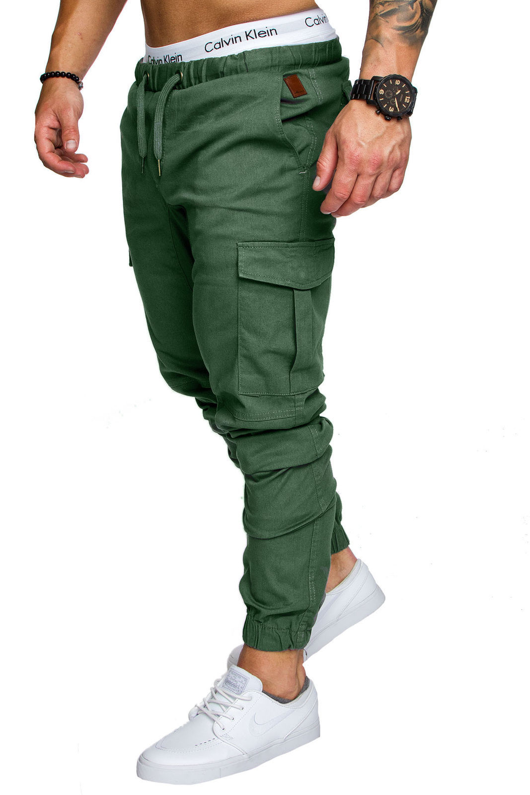 

20ss Autumn Spring Casual Pantalones Men Designer Cargo Solid Pants Trousers, Khaki