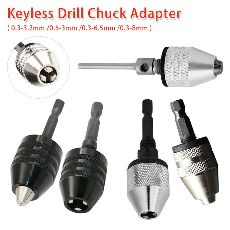 0.3-8mm Adapter Hex Shank Driver Impact Screwdriver Tool Drill Bit Chuck 1//4/" FD