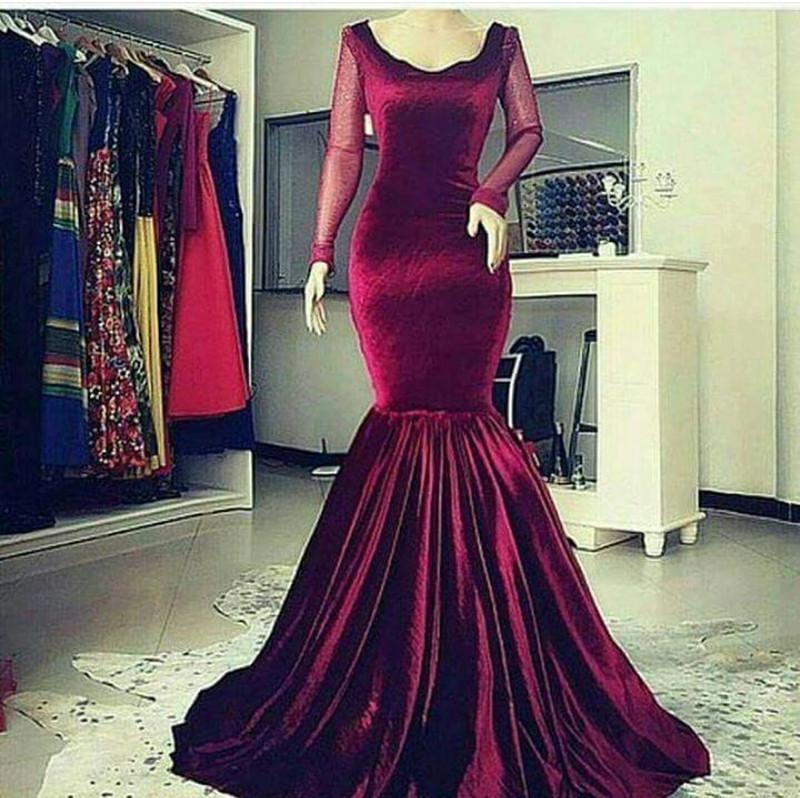 nigerian velvet gown styles